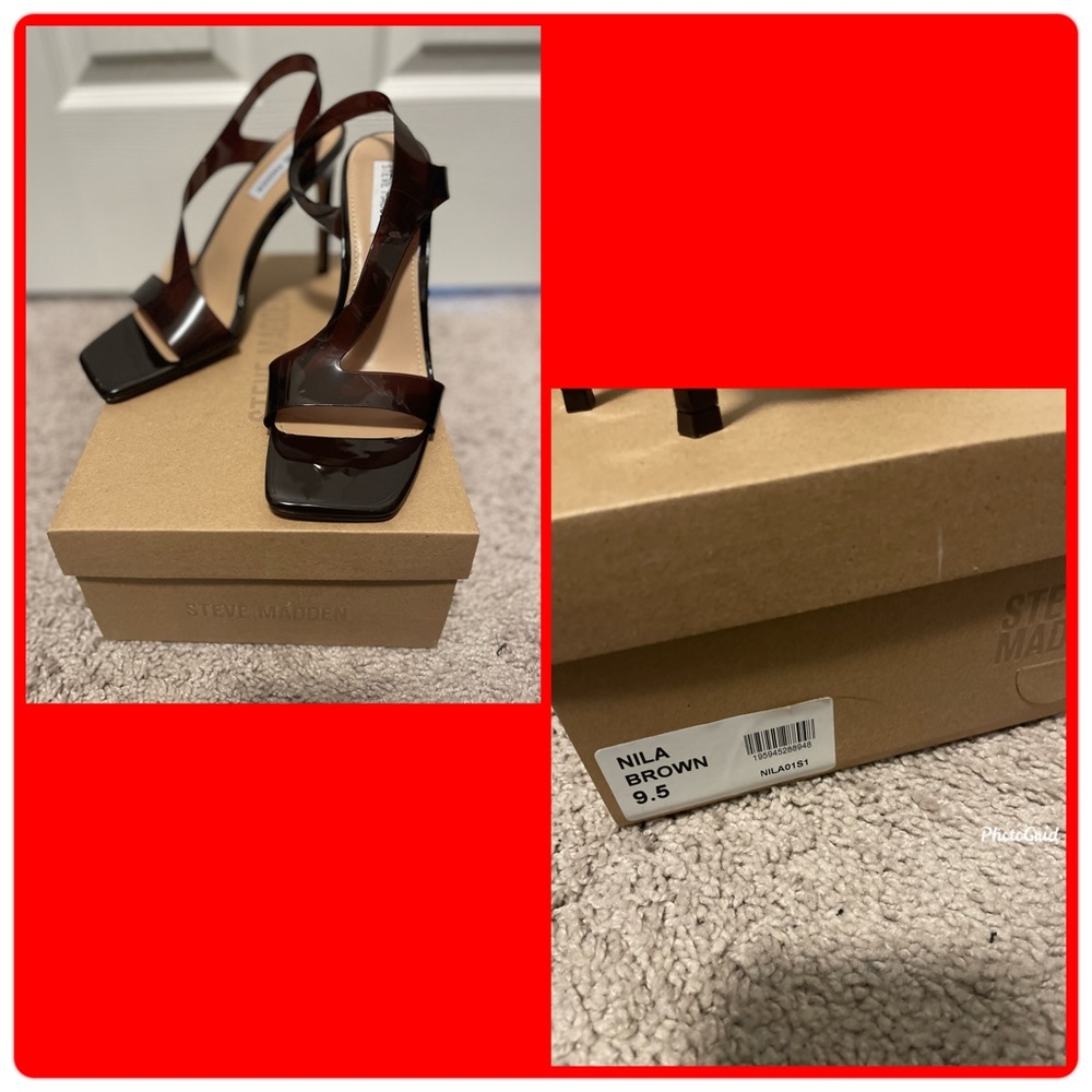 Steve Madden Nila brown heel